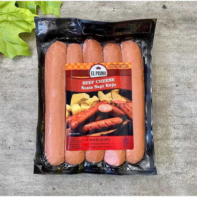 

El Primo Beef Cheese Sosis Sapi Keju 500gr