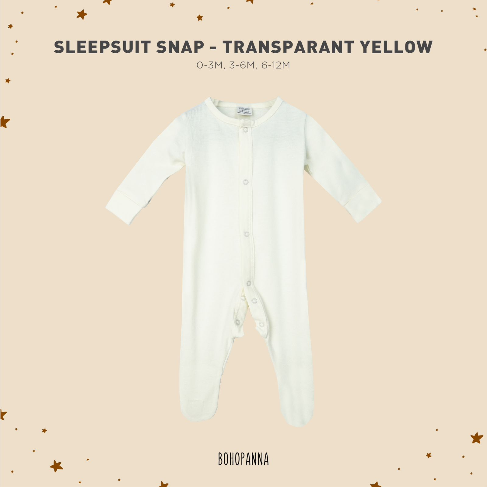 Bohopanna Sleepsuit Snap - Baju Tidur Bayi Tutup Kaki