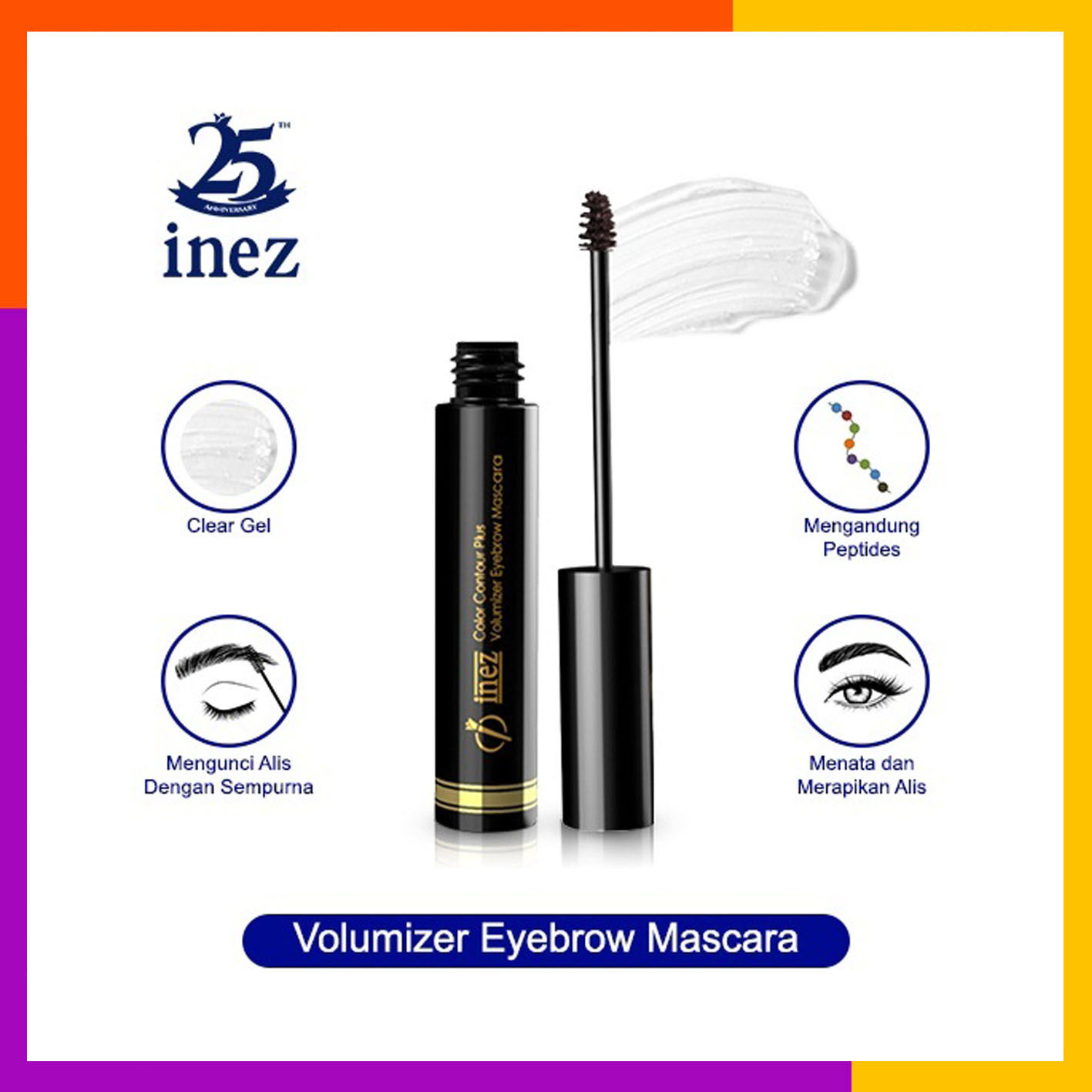 Inez Cosmetics Volumizer Eyebrow Mascara