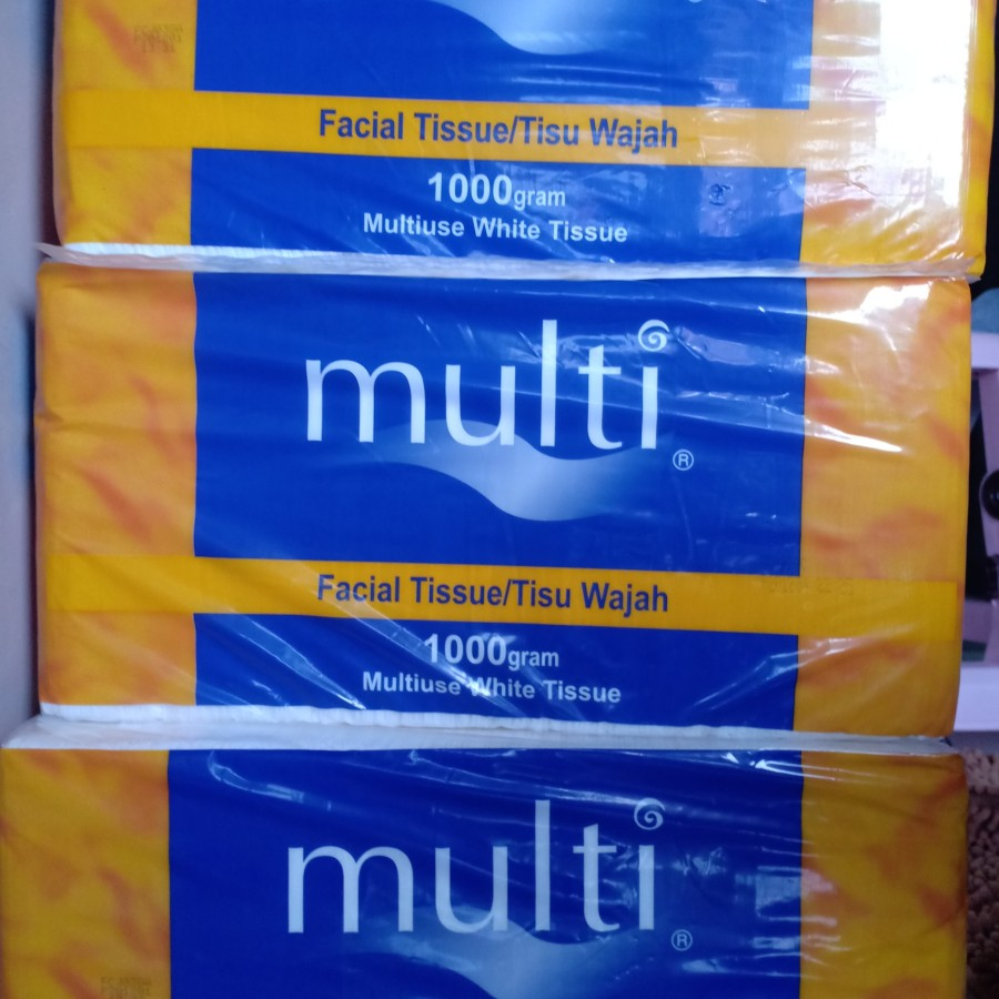 Tisu Tessa Multi 1000 gr 2 Ply MP08 sheet / Tissue Facial 1 kg / Tisu wajah 1000 gram 2ply lembut nyaman di kulit