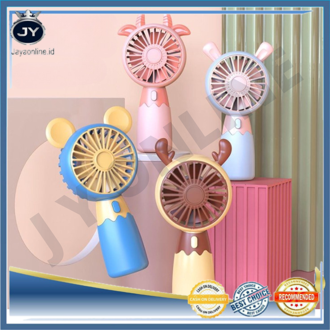 JY CS1323 Kipas Angin Mini Genggam Tangan Mini Fan Cute Protable USB / Kipas Angin Kencang / Mini Fan Recharger portable