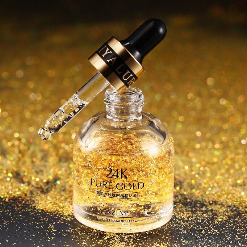 VENZEN SERUM GOLD 24 K GLOWING PURE GOLD 24K 30ML GOLDEN EYE ESSENCE