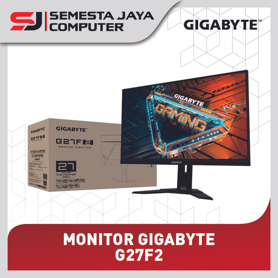 Monitor Gigabyte 27&quot; G27F2 LED IPS 1080p 165Hz 180Hz HDMI DP G27F 2