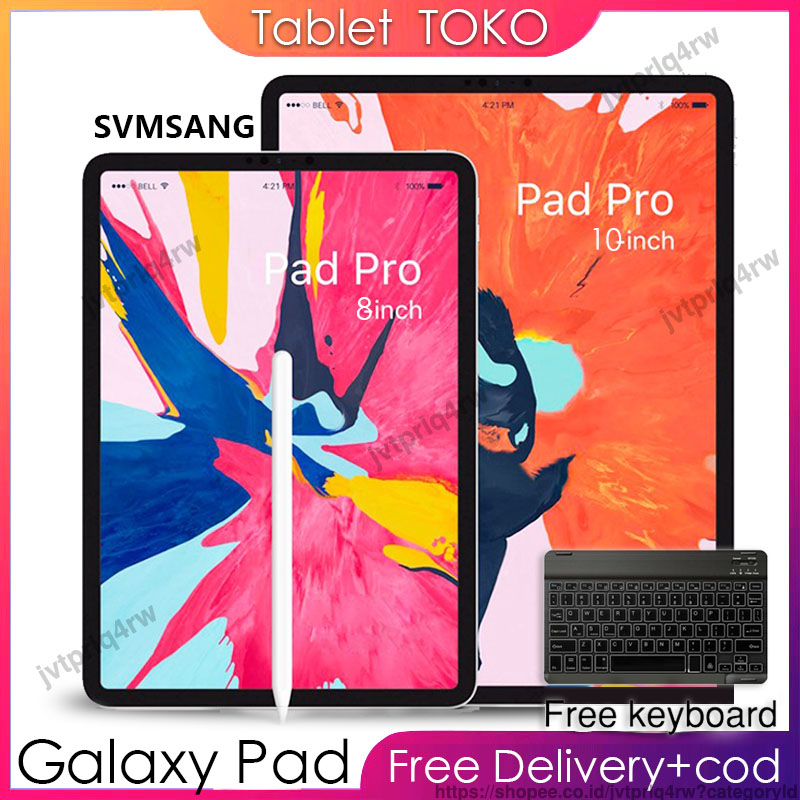 HP Tablet Murah 5G Baru Asal【 Free Delivery + dikirim dalam 24 jam】 XIAM Galaxy ipad Pro11 Tab 10.1inch RAM 12GB+512GB ROM Tablet Pembelajaran Tablet Android laris manis SIM+WIFI Tablet PC 500 ribuan