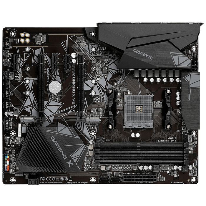 Gigabyte B550 Gaming X V2 (AMD AM4, DDR4, USB3.2, SATA3)