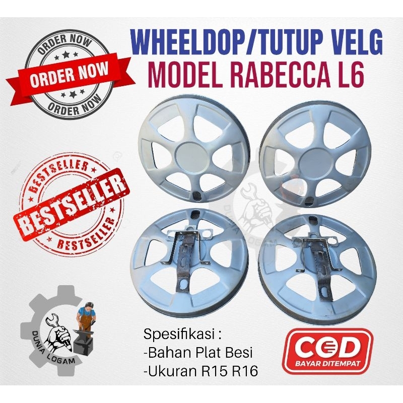 Wheeldop Wildop Weeldop Wheeldoff Weldoff Wildoff Weldop Cover Velg Tutup Velg Ring 15 Ring 16 R15 R
