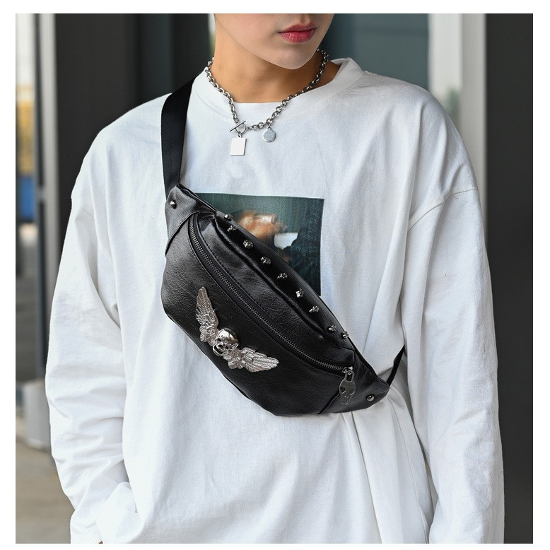 tas selempang pria import terbaru remaja tas dada multifungsi cowok kekinian kecil distro slempang k