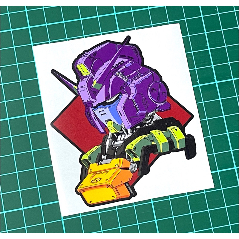 

Stiker Gundam Eva 01 Model