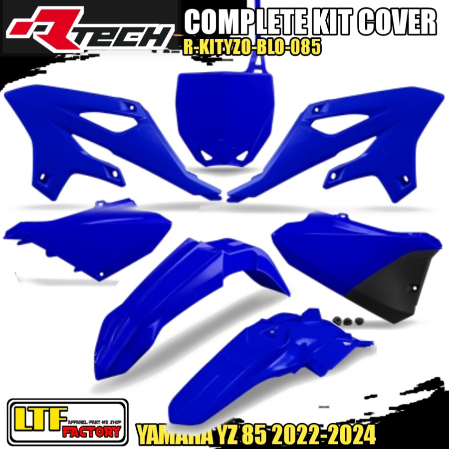 YAMAHA YZ 85 NEW 2021 2022 2023 2024 2025 - RACETECH COMPLETE KIT - COVER BODY FULL SET GTX GASSTRAC