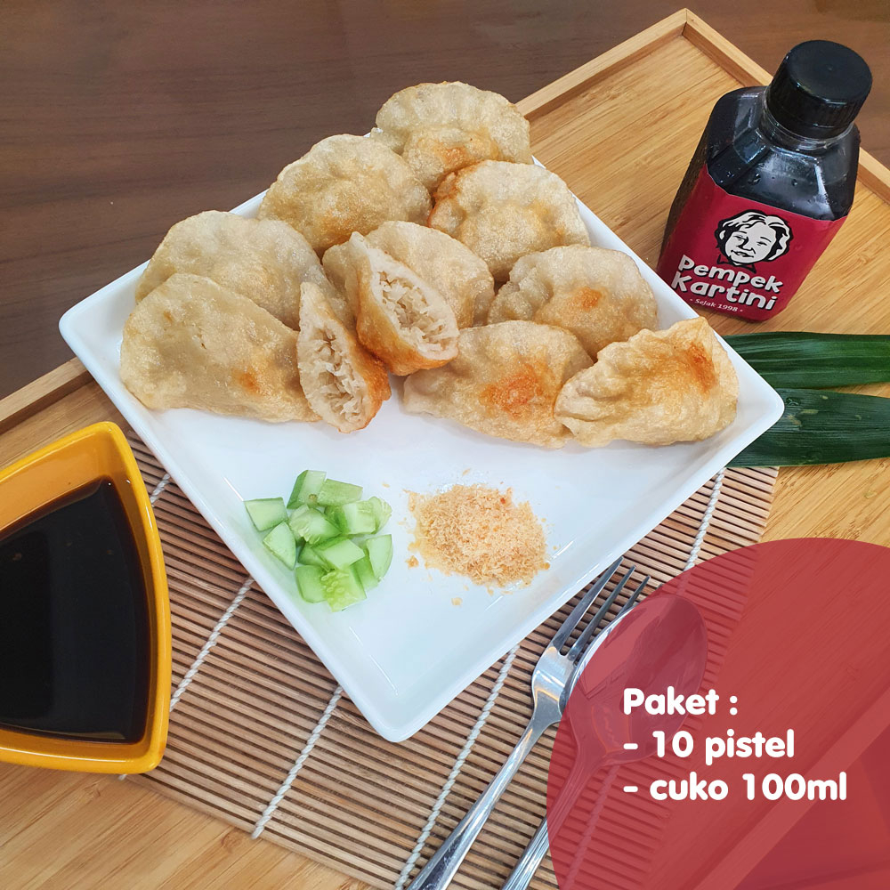 

PEMPEK PREMIUM PISTEL Frozen Isi 10 | Pempek Kartini Asli Palembang