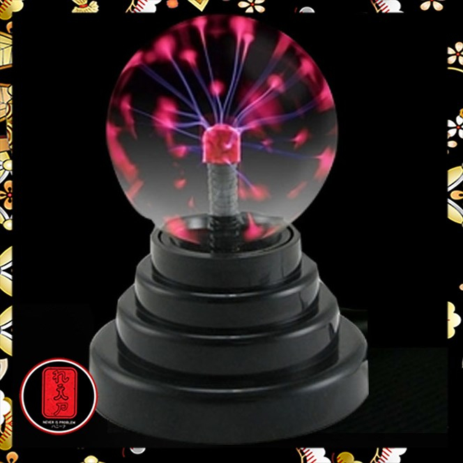 Pajangan Lampu Bola Kristal Plasma Light Sphere