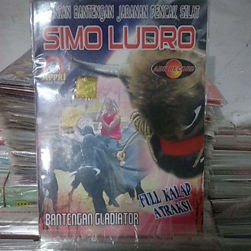 VCD original kesenian bantengan Simo Ludro full kalap atraksi.