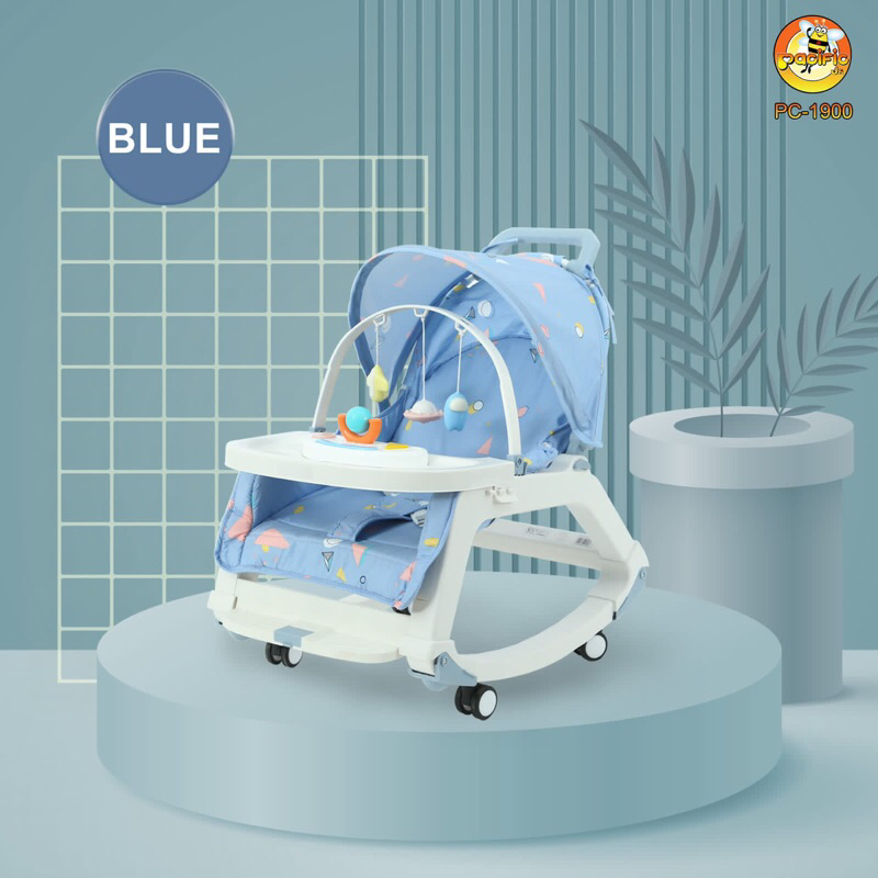 PACIFIC PC 1900 BABY MULTIFUNCTIONAL ROCKING CHAIR BABY KURSI AYUNAN KURSI MEJA MAKAN BAYI BOOSTER SEAT