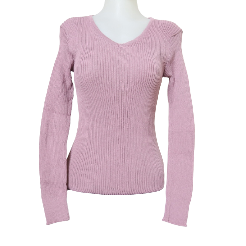 ATASAN RAJUT V-NEK INER PJNG_SWEATER RAJUT FRES BODY