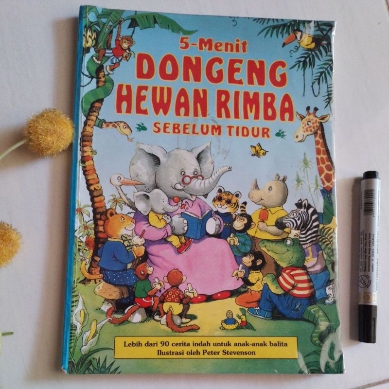 Dongeng hewan rimba sebelum tidur ilustrasi Peter Stevenson buku cerita anak prelove