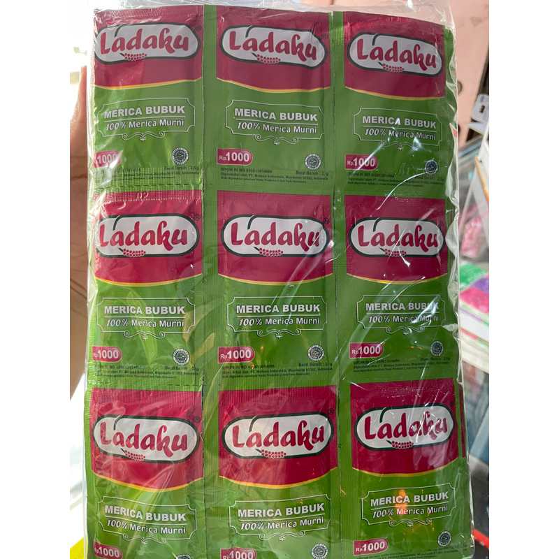 

ladaku merica bubuk sachetan 12sachet x 4g