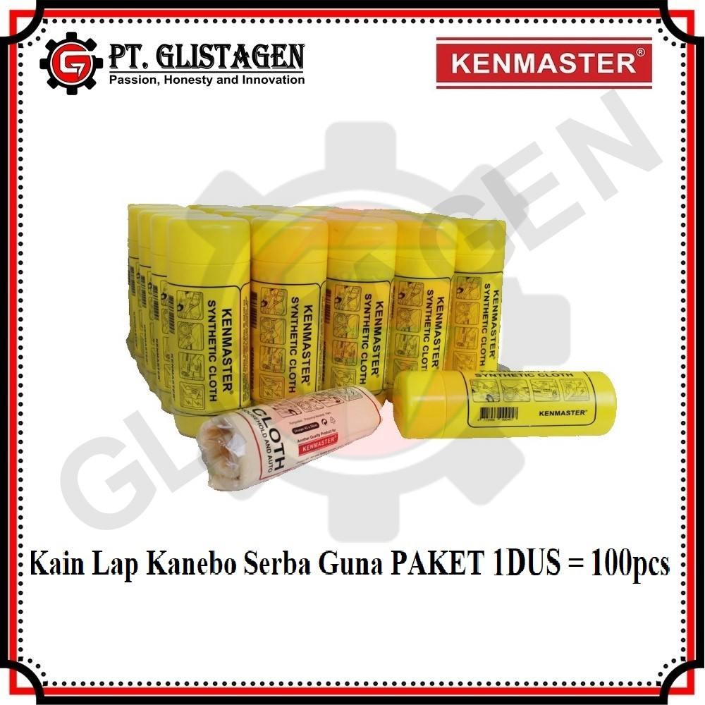 KENMASTER Kain Lap Kanebo Chamois Jumbo PAKET ( 1DUS=100pcs ) ORIGINAL