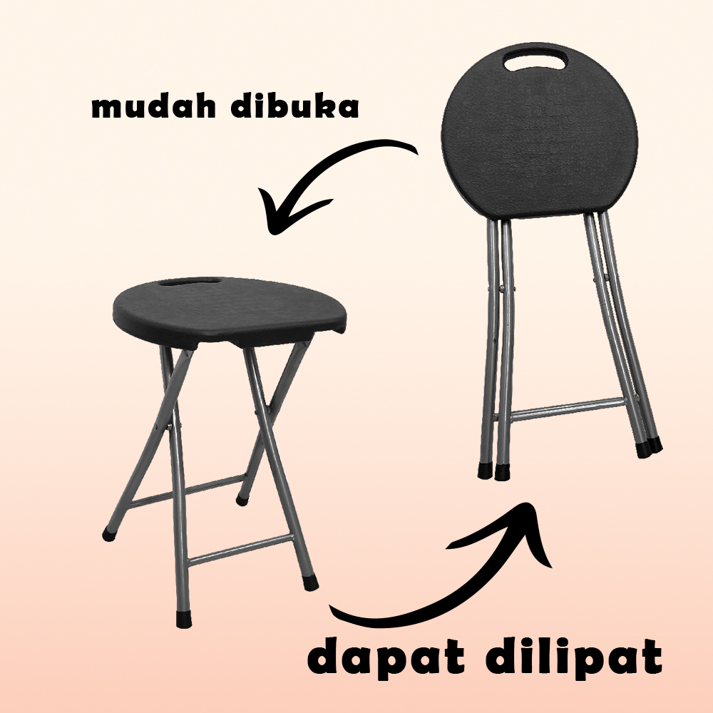 Kursi Lipat Sholat Folding Chair Bangku Lipat Kursi Portable Serbaguna