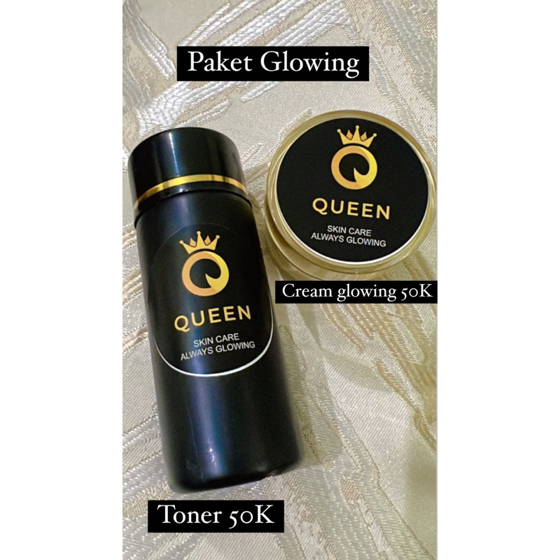 

Queen skincare glowinng