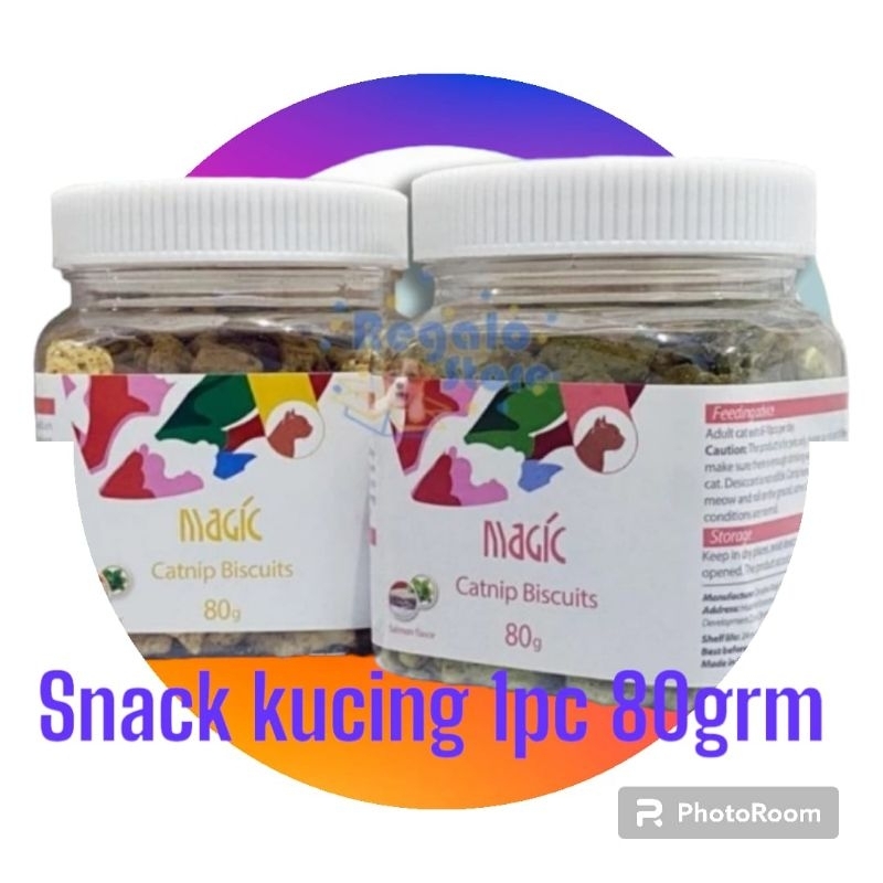 SNACK KUCING BISCUIT MAGIC CATNIP 80 GRAM ALL VARIAN