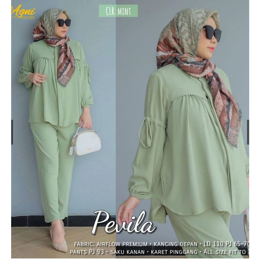 SETELAN PEVILA - ONE SET WANITA UMBO - SET PEVILA JUMBO -  ONE SET WANITA XXL / baju wanita kekinian / setcel wanita one set wanita terbaru