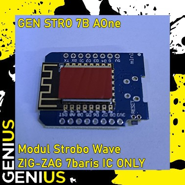 IC Modul Strobo Wave Kaca Zigzag 7 Baris Gen AOne| Chip ONLY