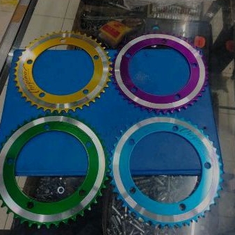 chainring lasco original singel speed 44t BCD 130 Alloy fixie BMX folding TJ