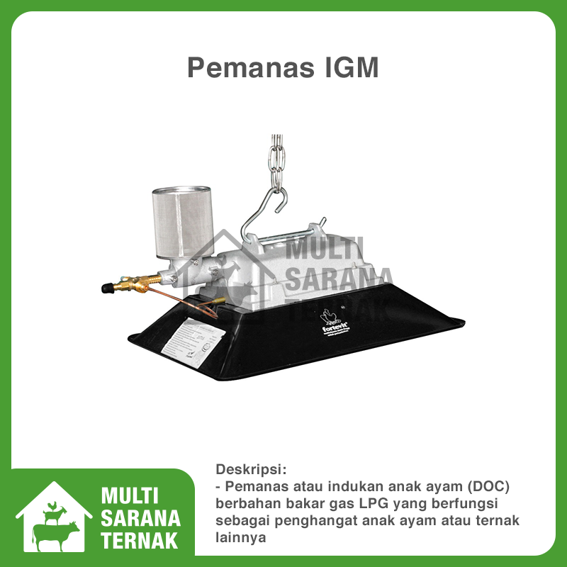 IGM Heater Brooder - Pemanas Kandang Ayam Infrared - Alat Ternak Ayam