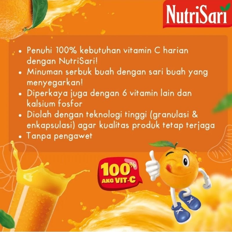 [CASHBACK 5%] NutriSari American Sweet Orange