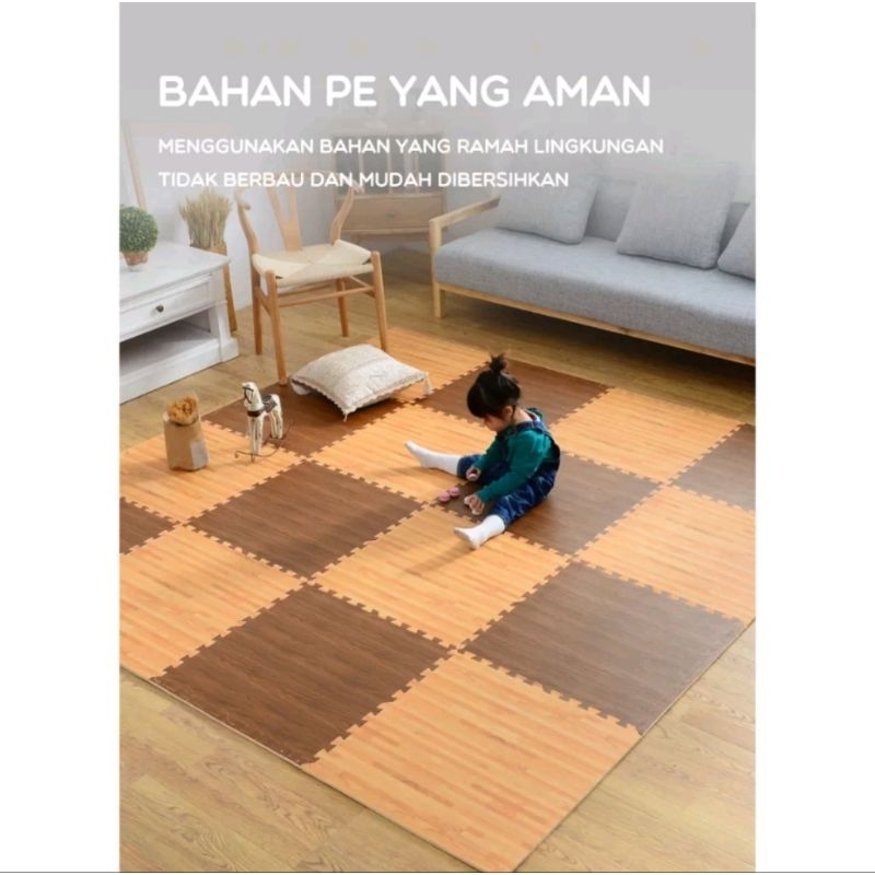 PUZZLE MATRAS UKURAN 30 X 30 ISI 9 PCS / ALAS BERMAIN ANAK ANAK EVAFOAM TEBAL