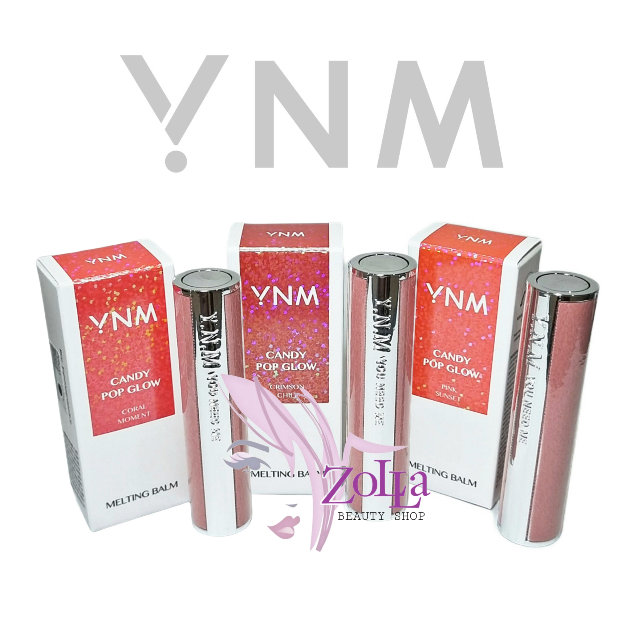 YNM LIP BALM CANDY POP KOREA - BPOM - YOU NEED ME CANDY POP GLOW MELTING BALM MURAH