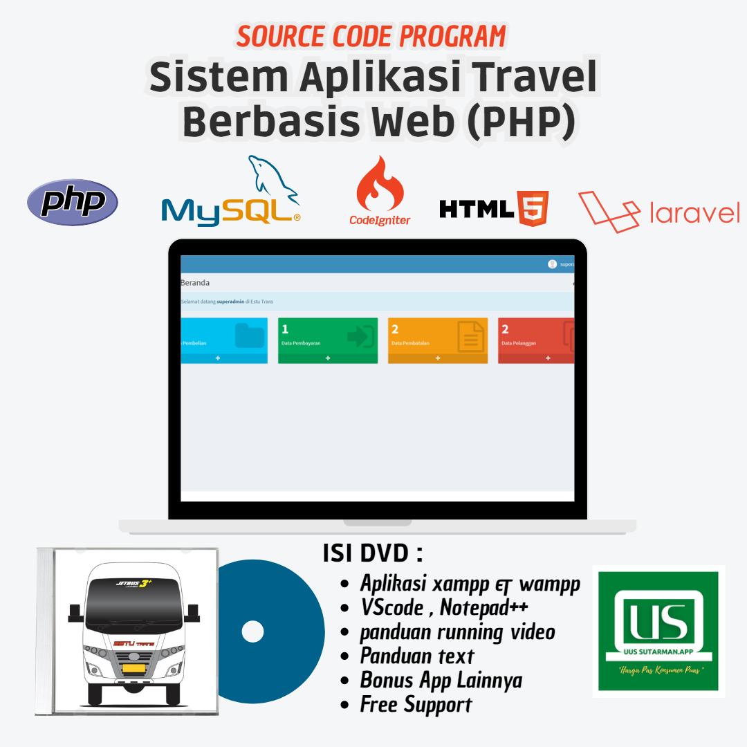 Source Code Sistem Aplikasi Travel Berbasis Web (PHP)