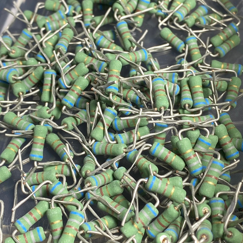 resistor 680ohm 2watt hijau japan