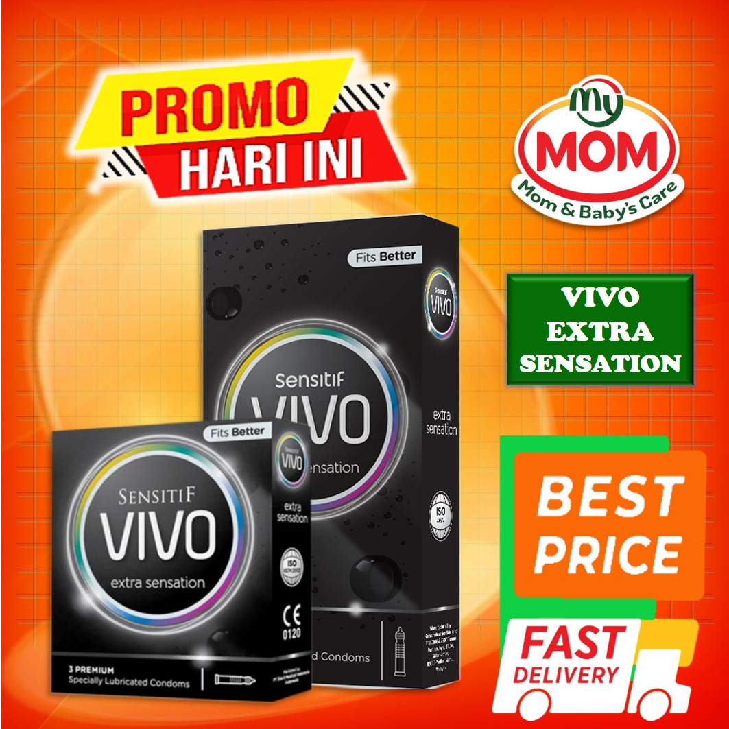 [BPOM] Kondom Vivo Series / Vivo Lubricant / Pelumas / Pregnancy Test pack / Sensitif  / Test Kehamilan / Test Kesuburan / MY MOM