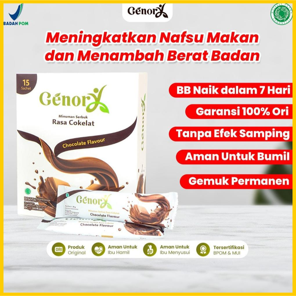 

Susu Penggemuk Badan Rasa Coklat Menambah berat badan secara permanen Susu Genory, Genory Susu Penggemuk Badan Rasa Coklat Minuman Bubuk Penambah Berat Badan