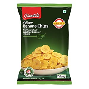 

Yellow Banana Chips Chheda's / Cemilan Snack Keripik Pisang Khas India