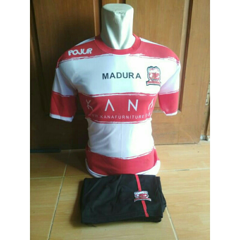 Kaos Jersey Setelan Sepak Bola MADURA UNITED/Kaos Baju stelan Liga Indonesia Club Liga BRI