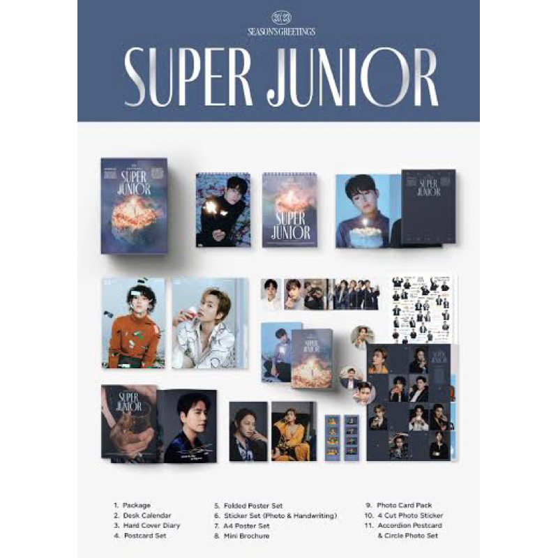SUPER JUNIOR SEASON GREETINGS 2023 LEETEUK HEECHUL EUNHYUK
