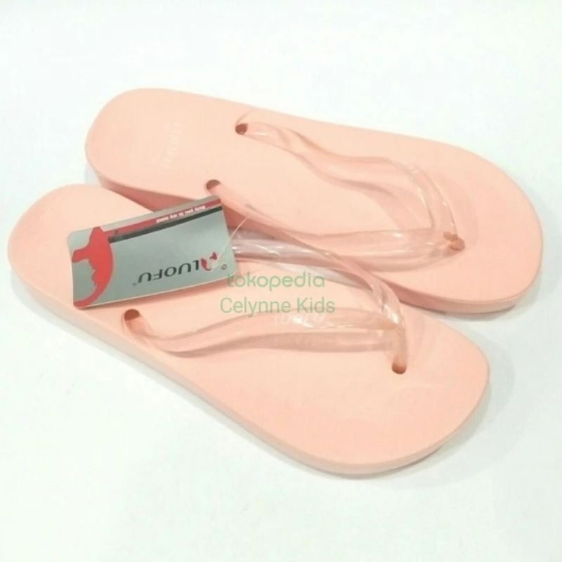 Sandal Jepit Wanita Karet Luofu/Sandal Karet Wanita Ringan Anti Slip