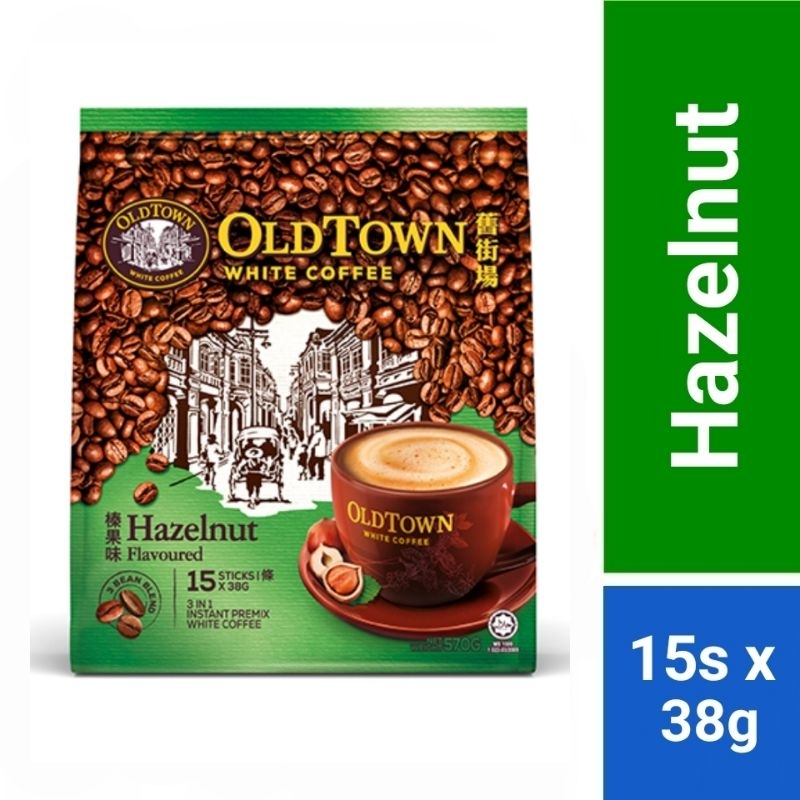 

OLDTOWN 3in1 Hazelnut White Coffee Malaysia (38g x 15 sachet)