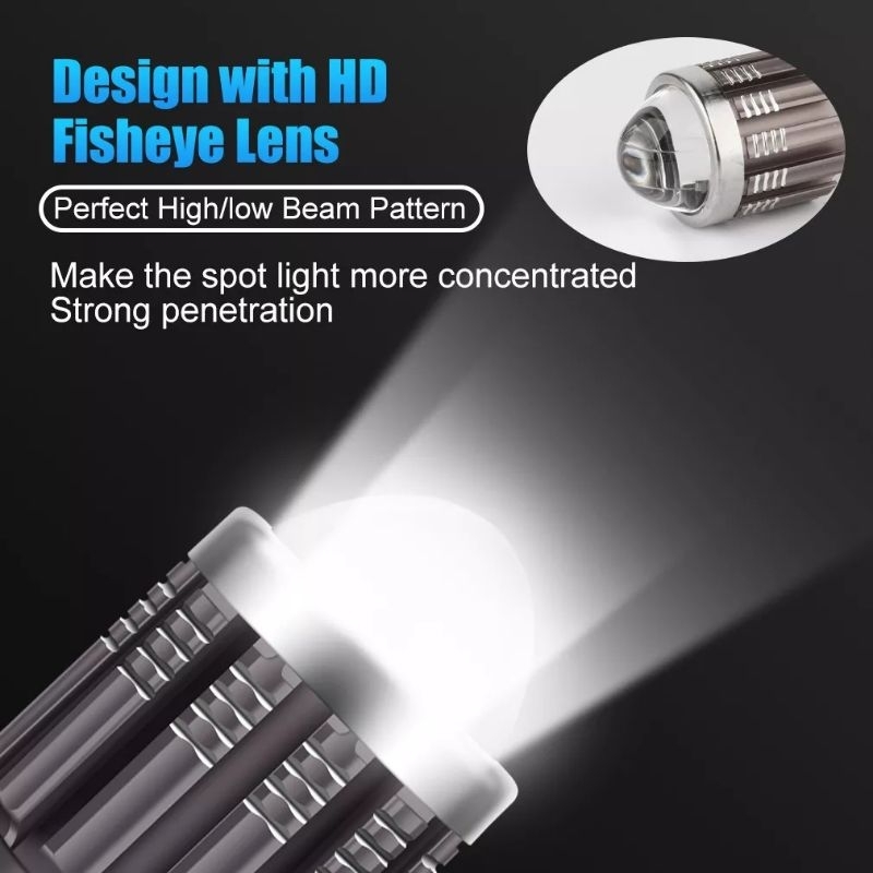 Lampu LED Laser D2 H4 High Low