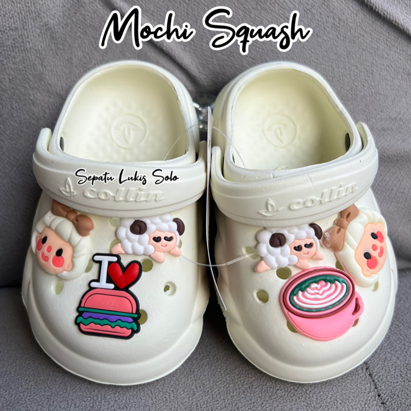 SANDAL BAIM ANAK EVA JELLY MOTIF MOCHI FUJI