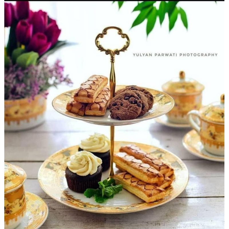 Vicenza Piring Susun P24 motif Lily/Magnolia/Gardenia/Camelia/Padi/Lolli/Poppy/Ayana/Mawar/Melati/Et