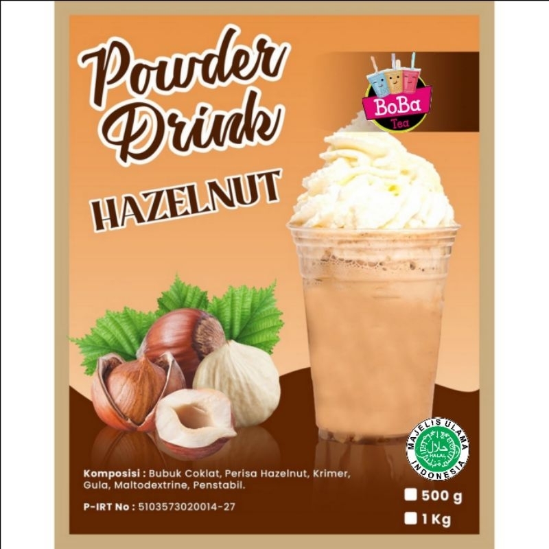 [1kg Reguler] Bubuk Minuman Rasa Hazelnut 1 KG