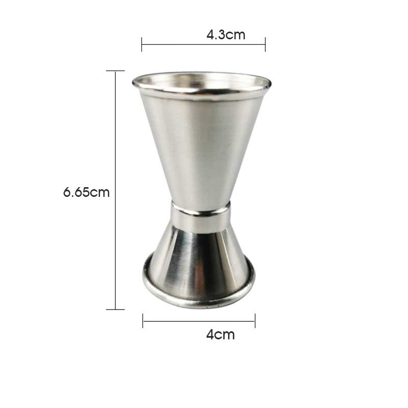 Cocktail Jigger Stainless Steel 15/30 ml Cocktail Measuring Cup Gelas Takar Barista