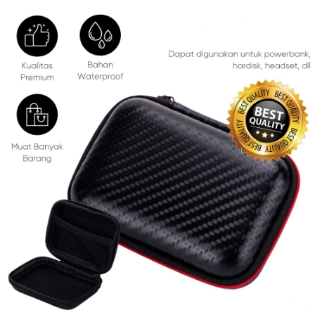 ITSTORE Hardcase Unitech HDD Case 2.5 inch Case Multifungsi - Black