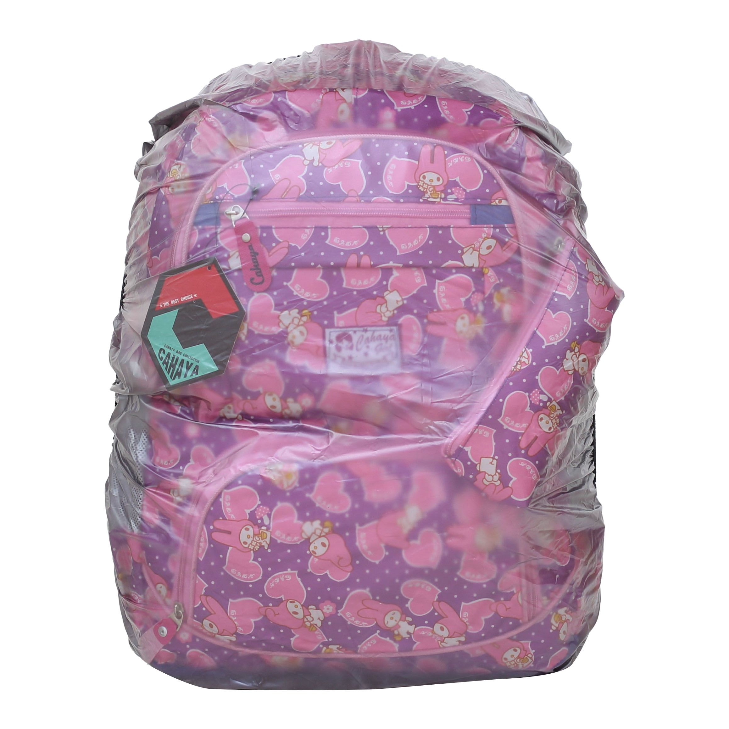 Tas Sekolah Anak-Anak Bonus Tempat Pensil Cahaya Melody Pink Variasi Ungu Ransel Anak Perempuan Ransel Anak TK SD Hello Kity Melody Bahan Import Bonus Tempat Pensil Raincover Muat Buku Tema LKS Buku Paket