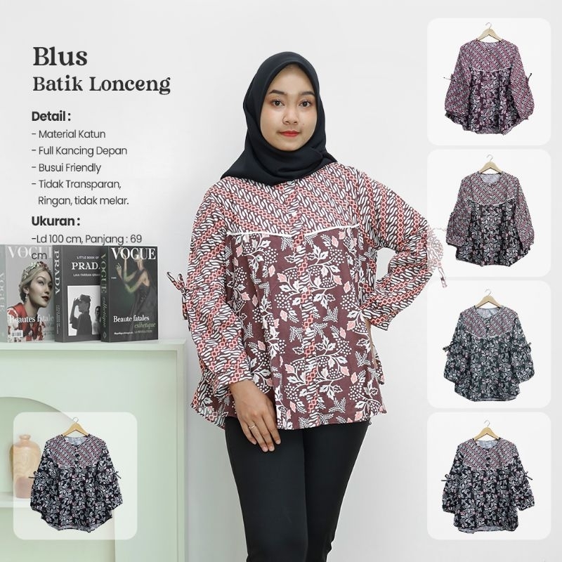 Blus Batik Lengan Panjang -Naira Batik