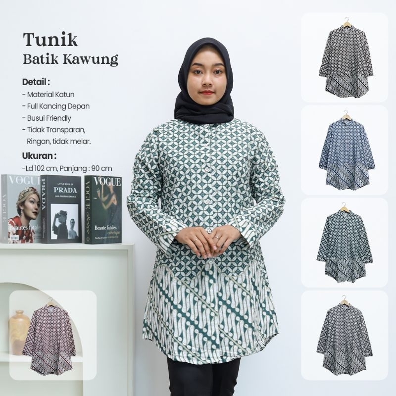 Tunik Batik Kawung -Naira Batik