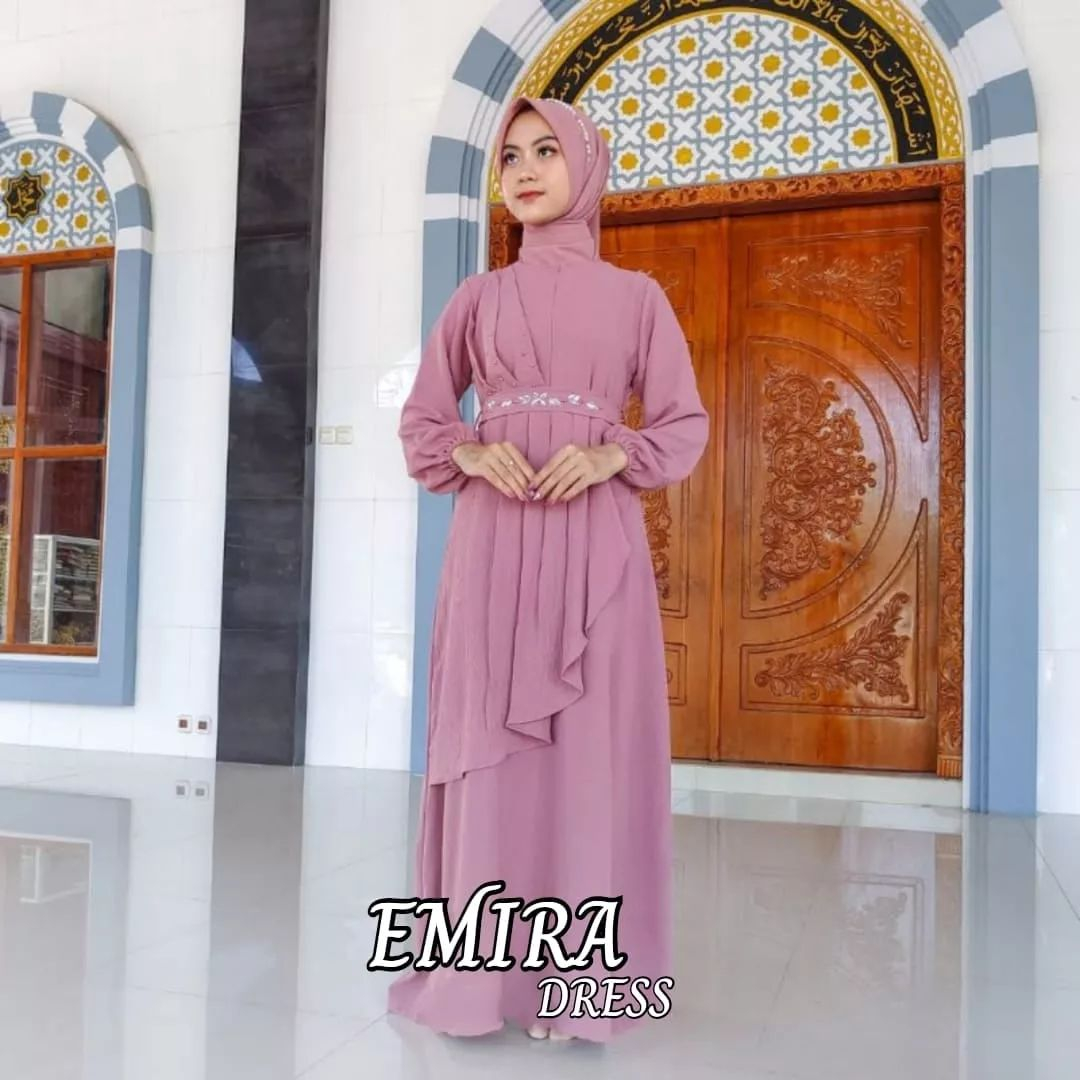 EMIRA DRESS BAHAN CRINKLE MIX MUTIARA PAYET LD 100 - 120 CM UKURAN M L XL XXL PANJANG BAJU 137 TALI TERPISAH BISA UNTUK BUSUI FRIENDLY GAMIS WANITA TERBARU 2023 KEKINIAN DRESS WANITA FASHION MUSLIM MAXY DRESS JUMBO PAKAIAN MUSLIM WANITA